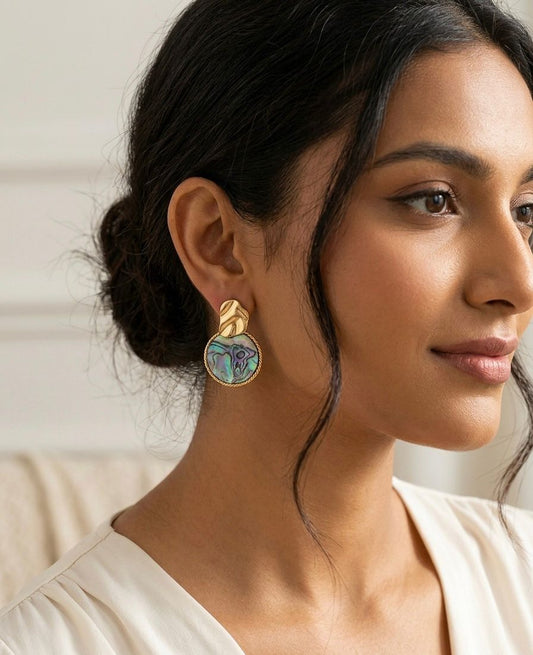 Oceanic Orb Earring