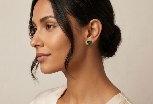 Vibrant Green Crystal Heart