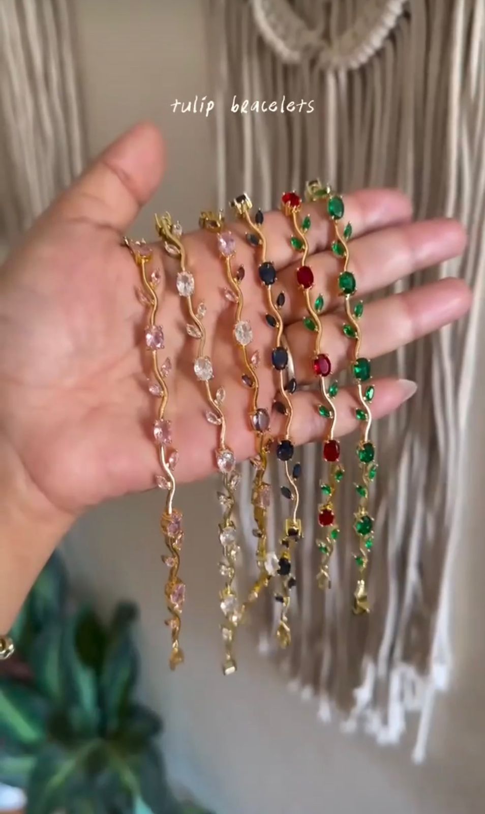 Flora tulip bracelet