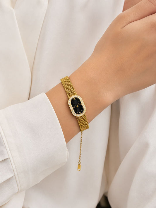 The Midnight Mesh Bracelet Watch