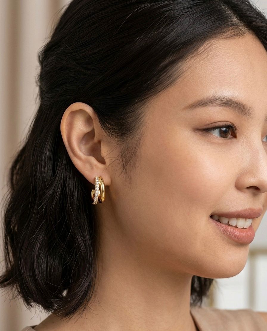 Starlight Pavé Hoops