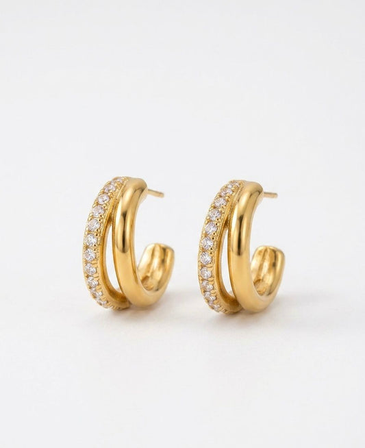 Starlight Pavé Hoops