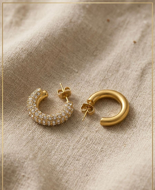 Starlight Pavé Hoops