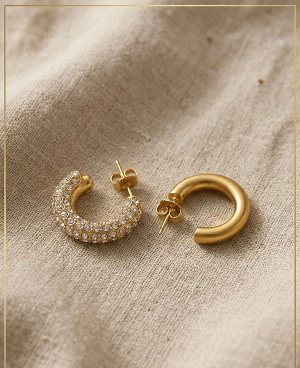 Starlight Pavé Hoops