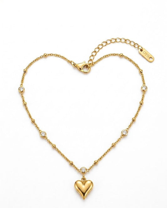 Amore Heart Anklet