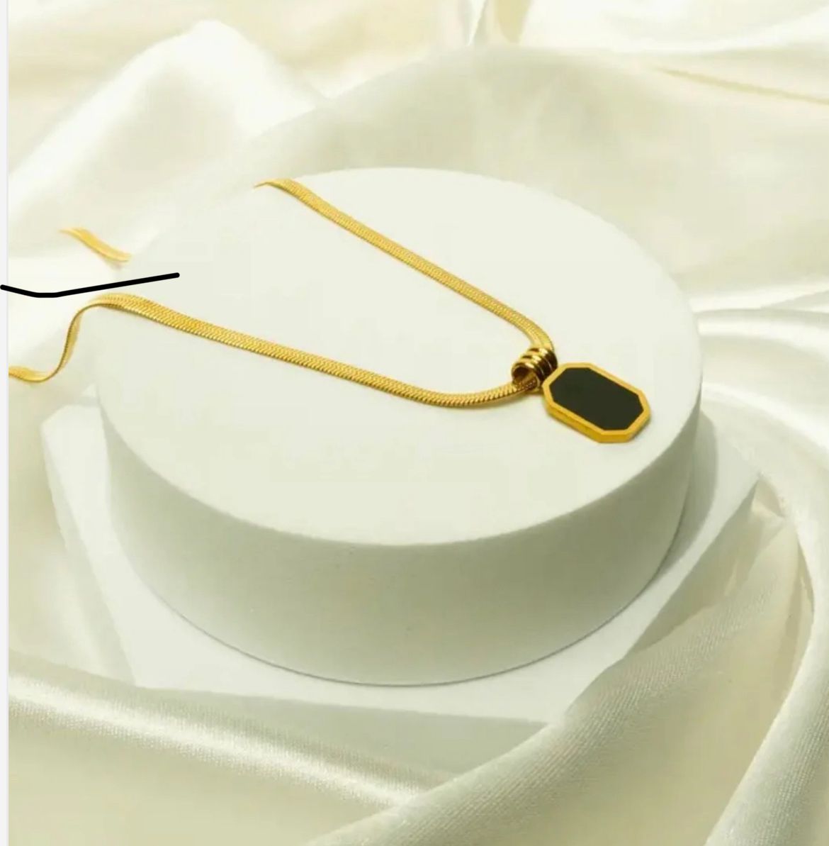 Midnight Geometric Necklace