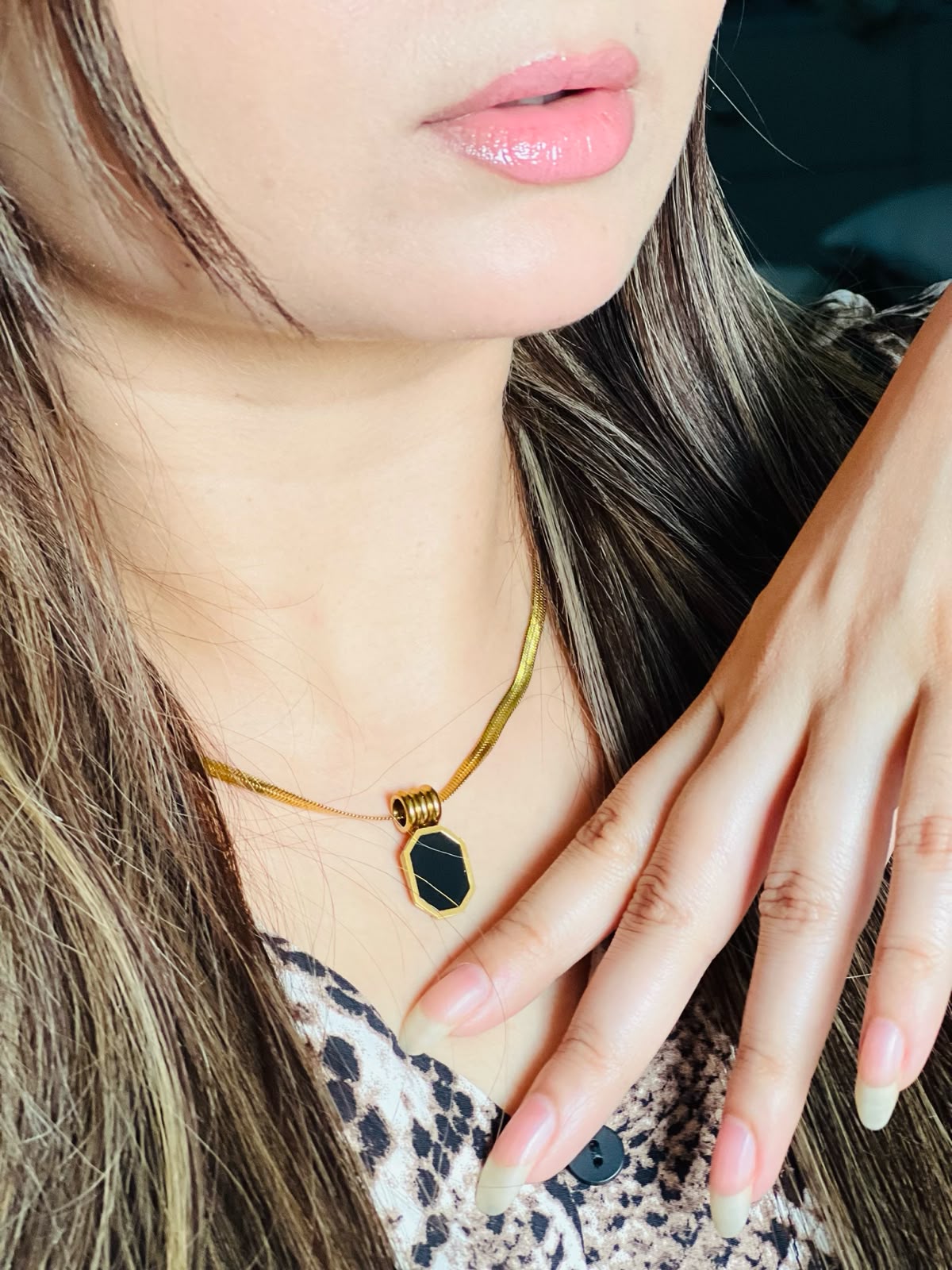 Midnight Geometric Necklace