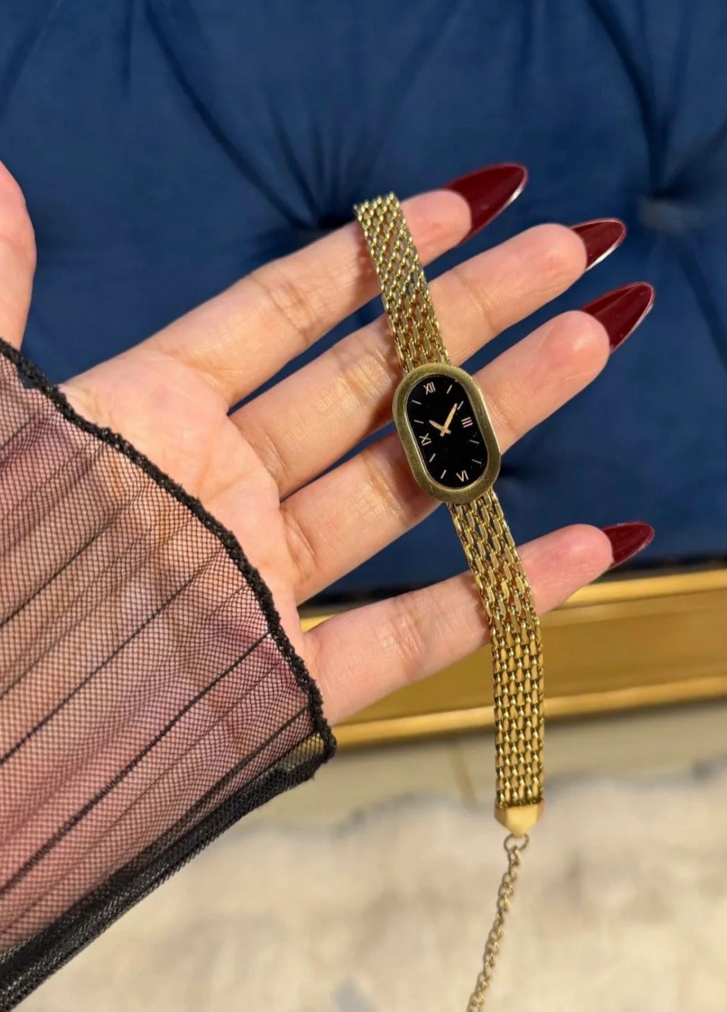 The Midnight Mesh Bracelet Watch