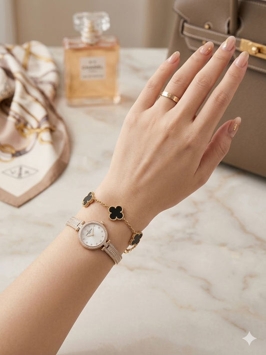 Black Petal Bracelet